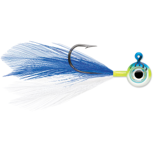 Image of VMC Moon Fly Jig | Blue Fire UV; 1/16 oz.