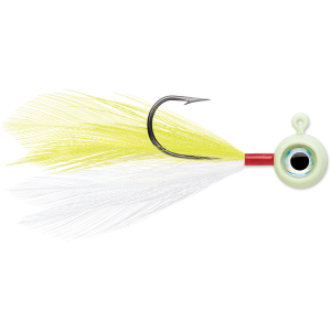 Image of VMC Moon Fly Jig | Glow; 1/16 oz.