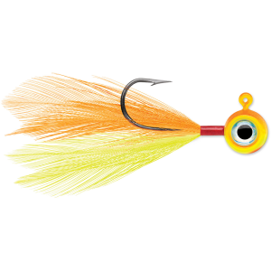 Image of VMC Moon Fly Jig | Chartreuse Orange; 1/32 oz.