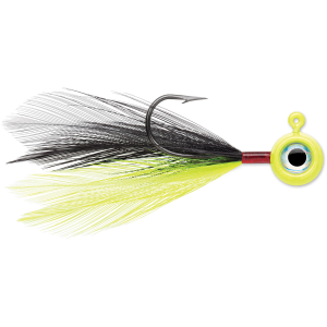 Image of VMC Moon Fly Jig | Glow Chartreuse; 1/32 oz.