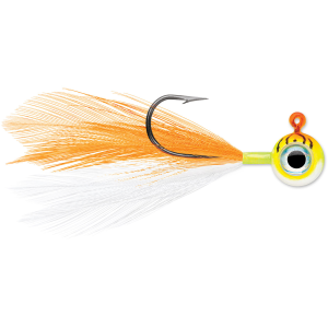Image of VMC Moon Fly Jig | Orange Fire UV; 1/32 oz.