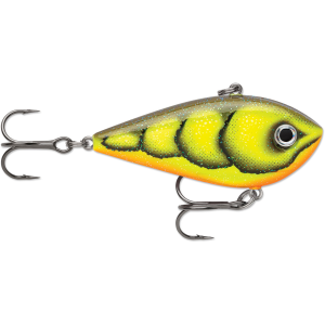 Image of Rapala Snare Lipless Crankbait | Chartreuse Rootbeer Crawdad; 2 1/4 in.