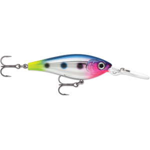 Image of Rapala Harvest Shad Crankbait | Chrome Blue Hot Tail; 2 in.