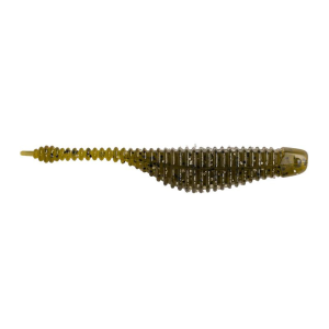 Image of Great Lakes Finesse Micro Drop Minnow | Green Pumpkin; 2 1/4 in.