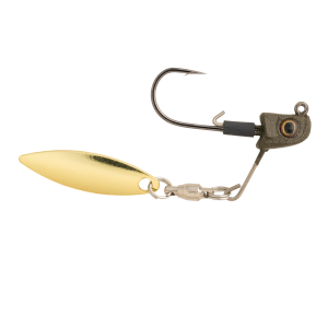Image of Great Lakes Finesse Micro Sneaky Underspin | Matte Green Pumpkin; 3/32 oz.