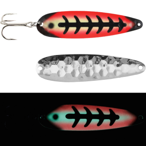 Image of Moonshine Lures Trolling Spoon | Red Hulk; 5 in.