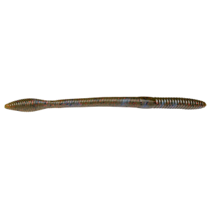 Image of Strike King KVD Perfect Plastics Finesse Worm | Blue Craw Red Flake; 6 1/2 in.