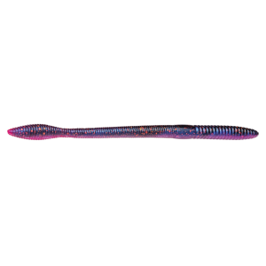 Image of Strike King KVD Perfect Plastics Finesse Worm | Tequila Sunrise Orange Flake; 6 1/2 in.