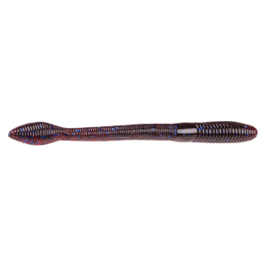 Image of Strike King KVD Perfect Plastics Fat Baby Finesse Worm | Blue Fleck; 5 in.