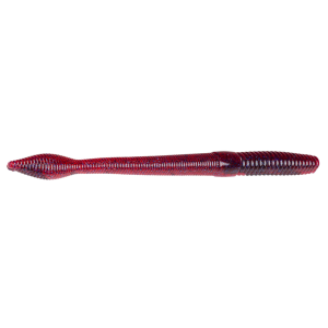 Image of Strike King KVD Perfect Plastics Bull Worm | Plum; 8 in.