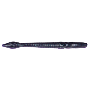 Image of Strike King KVD Perfect Plastics Bull Worm | June Bug; 8 in.