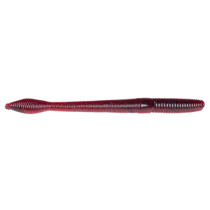 Image of Strike King KVD Perfect Plastics Bull Worm | Plum Apple; 8 in.