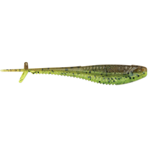 Image of Rapala CrushCity Mooch Minnow | Green Pumpkin Chartreuse Pepper; 2 1/2 in.