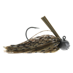 Image of Beast Coast Hand-Tied Tungsten Compound Baby Dozer Football Jig | Dark Green Pumpkin; 5/8 oz.