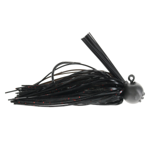 Image of Beast Coast Hand-Tied Tungsten Compound Baby Dozer Football Jig | Stealth Midnight; 5/8 oz.