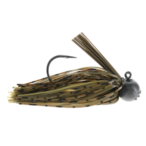Image of Beast Coast Hand-Tied Tungsten Compound Baby Dozer Football Jig | Stealth Pumpkin; 7/16 oz.