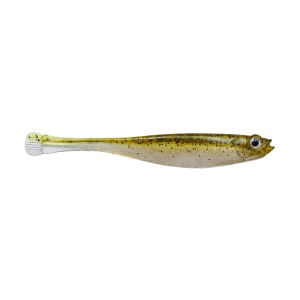 Image of Megabass Haze-ST Softbait | Green Pumpkin Shad; 3.4 in.
