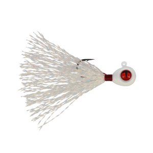 Image of Northland Tungsten Crappie Queen Panfish Jig - Size 8 Hook | Super Glo White; 1/16 oz.