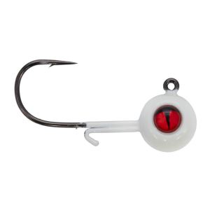 Image of Northland Tungsten Panfish Jig - Size 4 Hook | Super Glo White; 1/8 oz.