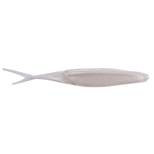 Image of Yamamoto Hinge Minnow Soft Bait | Pearl White; 6 in.