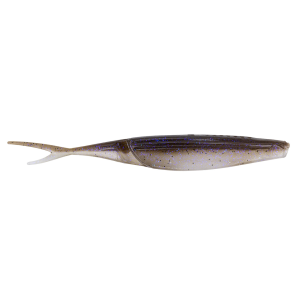 Image of Yamamoto Hinge Minnow Soft Bait | Electric Shad; 3 1/2 in.