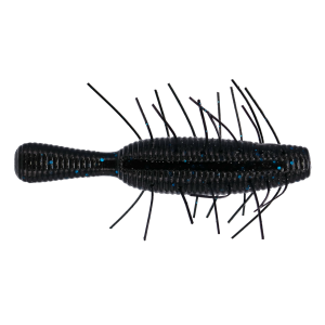 Image of Yamamoto Fuzzy Nuki Soft Bait | Black w/ Blue Flake; 2 1/2 in.