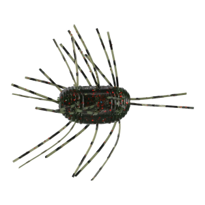 Image of Yamamoto Fuzzy Nut Soft Bait | Watermelon w/ Black/Red Flake