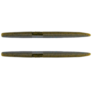 Image of Yamamoto Original Senko Worms | Green Pumpkin/Black Laminate w/ Black And Blue Flake; 6 in.
