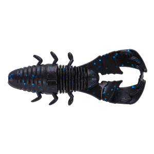 Image of Yamamoto Yamabug Soft Bait | Black w/ Blue Flake; 3 3/4 in.