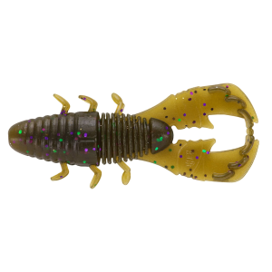 Image of Yamamoto Yamabug Soft Bait | Green Pumpkin w/ Green/Purple Flake; 3 3/4 in.