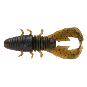 Image of Yamamoto Yamabug Soft Bait | Dark Green Pumpkin/Amber Laminate; 3 3/4 in.