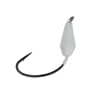 Image of Northland Tungsten Bobber Jig Head | Super-Glo White; 1/8 oz.