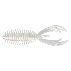 Image of Big Bite Baits Fighting Craw | Pearl White; 3 3/4 in.