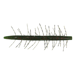 Image of Yamamoto Fuzzy Senko Soft Bait | Watermelon w/ Black/Red Flake; 4 in.