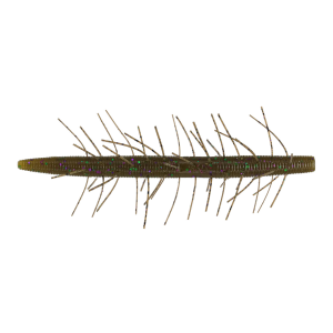 Image of Yamamoto Fuzzy Senko Soft Bait | Green Pumpkin w/ Green/Purple Flake; 5 in.