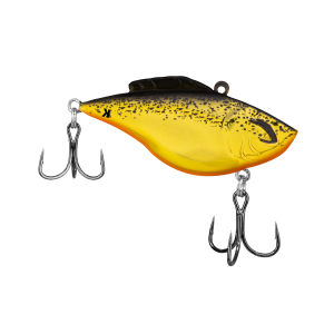 Image of Bill Lewis Knockin' Hammer Trap Crankbait | Gold Black Splatter Back Orange Belly; 3/8 oz.