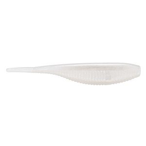 Image of Yamamoto Fat Shad Shape Worm | Pearl White; 4 in.