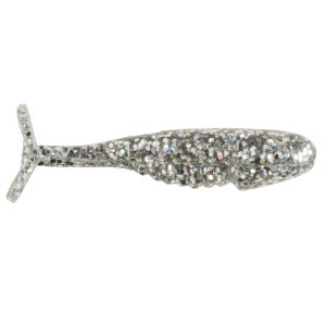 Image of Bobby Garland Itty Bit Slab Hunt'R Soft Bait | Double Silver Rainbow; 1 1/4 in.