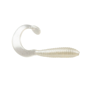 Image of Bobby Garland Hyper Grub Soft Bait | Pearl White; 2 in.