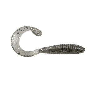 Image of Bobby Garland Hyper Grub Soft Bait | Smoke Silver; 2 in.