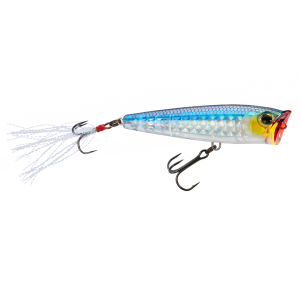 Image of Yo-Zuri 3DR-X Popper Topwater Bait | Prism Silver Blue; 2 5/8 in.