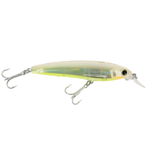 Image of Yo-Zuri 3D Inshore Fingerling Bait | Bone Silver Chartreuse; 4 in.