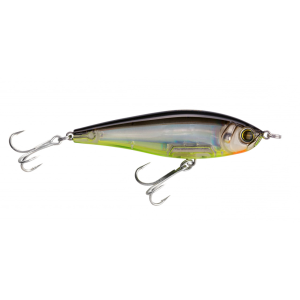 Image of Yo-Zuri Inshore Twitchbait | Black Silver Chartreuse; 4 3/8 in.