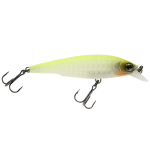 Image of Yo-Zuri 3DR-X Jerkbait Minnow | Matte Ghost Pearl Chart Back; 5/16 oz.