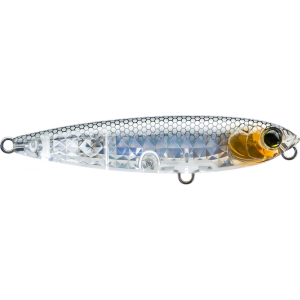 Image of Yo-Zuri 3DR-X Pencil Topwater Lure | Prism Ghost Shad; 3 in.