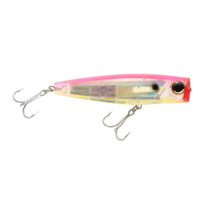 Image of Yo-Zuri 3D Inshore Popper | Pink Silver Chartreuse; 3 1/2 in.