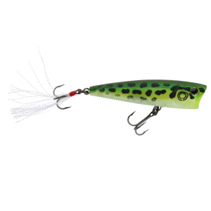 Image of Yo-Zuri 3DB Popper Topwater Bait | Matte Prism Frog; 3 in.
