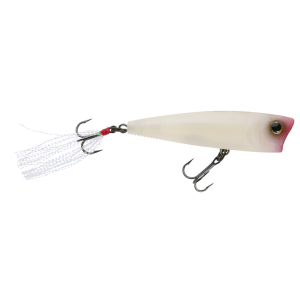 Image of Yo-Zuri 3DB Popper Topwater Bait | Matte Pearl Glitter Shad; 3 in.