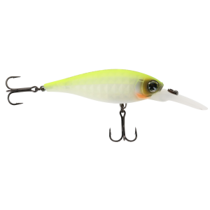 Image of Yo-Zuri 3DR-X Shad | Matte Ghost Pearl Chart Back; 2 3/8 in.