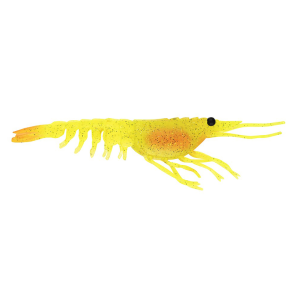 Image of Nomad Design Live Ops Switcher Shrimp Softbait | Chartreuse UV; 4 1/4 in.